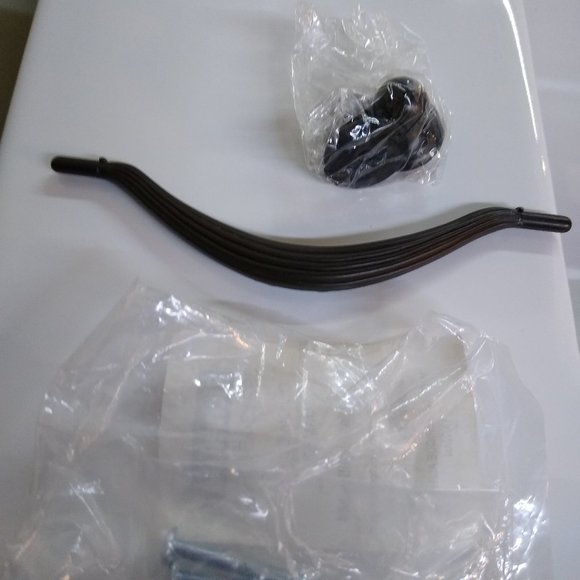 Top Knobs Edwardian Ribbon & Reed Drop Handle ORB - Picture 3 of 5